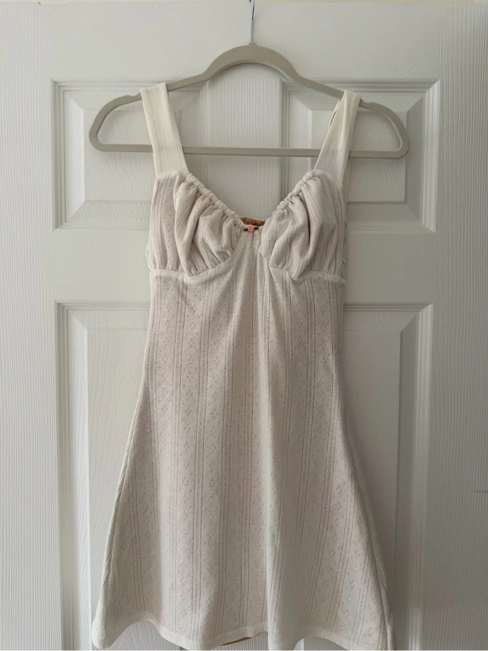 With Jean Cher Dress - white Pointelle - Picture 1 of 3